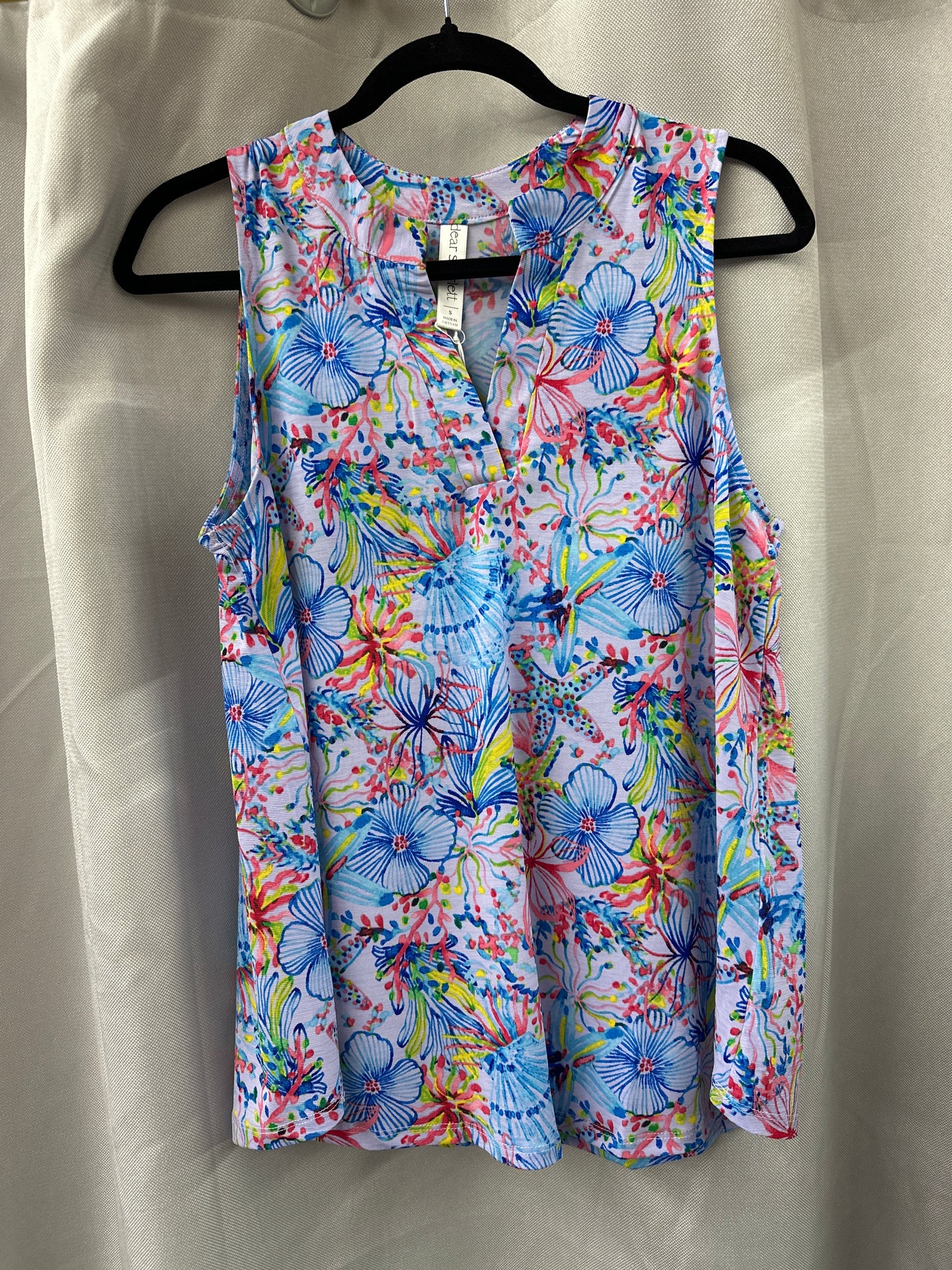 Dear Scarlett Lizzy Tank Sky Blue LIZT-C0063
