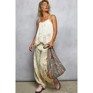 POL - Black Bohemian Woven Shoulder Bag