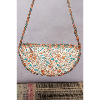 POL - Cream Yellow Essential Lightweight Quilted Floral Bag