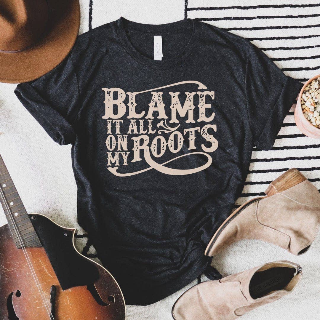 Festivitees - Blame It All On My Roots Soft Graphic Tee