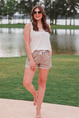 Jess Lea - All Natural Solid Drawstring Everyday Shorts