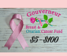 Load image into Gallery viewer, Gouverneur Breast &amp; Ovarian Cancer Fund
