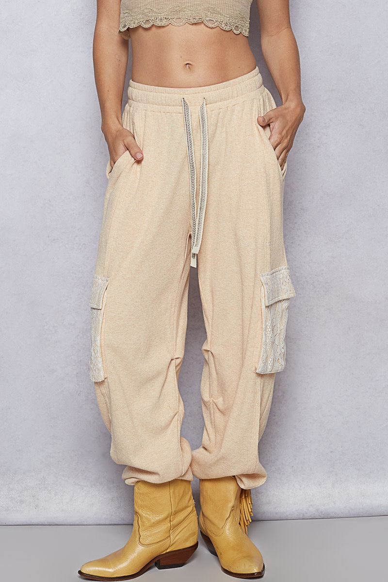 POL Cargo Joggers With Crochet Pockets - WYP12