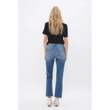 Load image into Gallery viewer, MICA DENIM HIGH RISE ANKLE STRAIGHT W/ SLIT DETAIL
