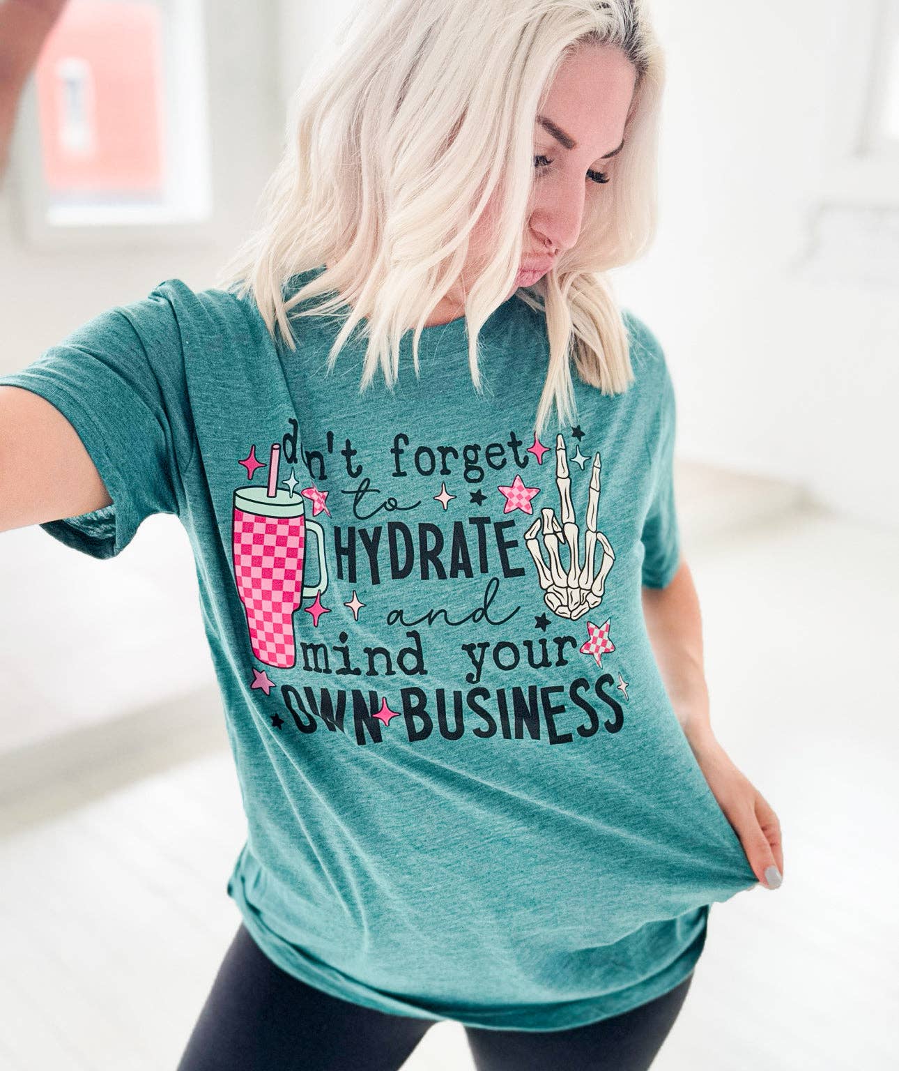 Festivitees - Don't Forget to Hydrate and Mind Your Business Graphic Tee