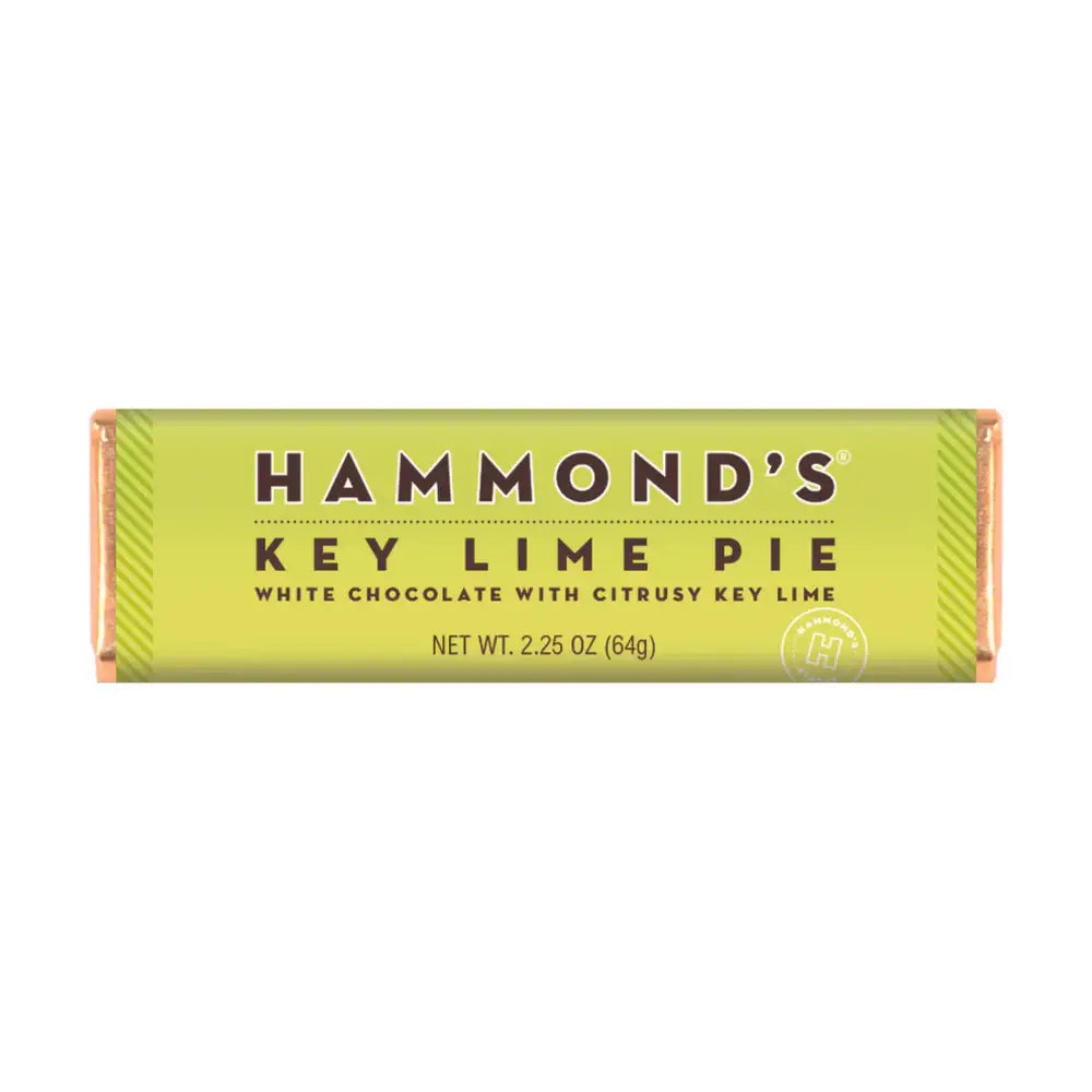 Hammond's Candies - Candy Bar - White Chocolate - Key Lime Pie - 2.25 oz