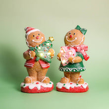 Load image into Gallery viewer, A Cheerful Giver - Gingerbread Man Tree with LED Lights — Christmas, Holiday Decorations
