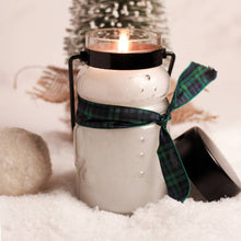 Load image into Gallery viewer, A Cheerful Giver - Snowman Baby Candle (10oz.) – Candy Cane
