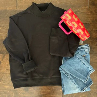 Moon Ryder Luxe Mock Neck Sweatshirts