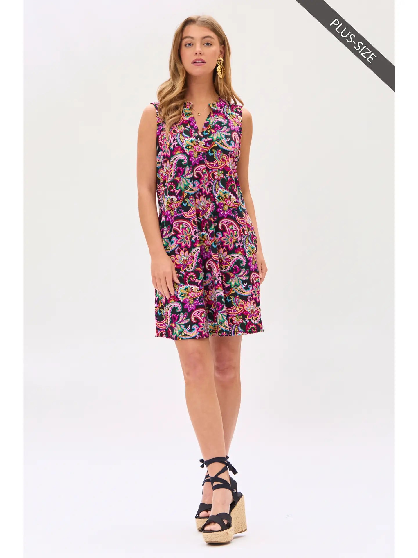 Dear Scarlett Black Floral Dress LIZTDRESS-C0062
