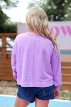 Load image into Gallery viewer, Jadelynn Brooke - Long Weekend Knit Sweatshirt- (Lilac)
