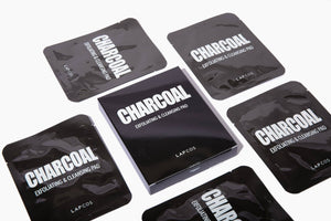 LAPCOS - Charcoal Exfoliating & Cleansing Pad 5-pack