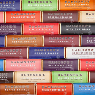 Hammond's Candies - Candy Bar - Dark Chocolate - Natural Salted Almond - 2.25 oz