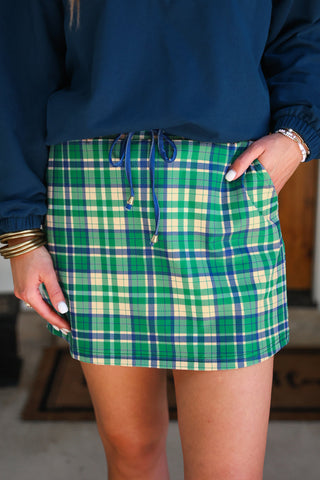 Mia Printed Pullover- Parker Plaid