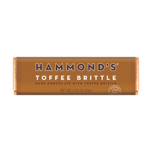 Load image into Gallery viewer, Hammond's Candies - Candy Bar - Dark Chocolate - Natural Toffee Brittle - 2.25oz
