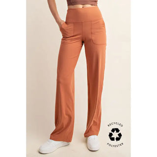 Rae Mode Butter Straight Casual Yoga Pant - Desert Sun
