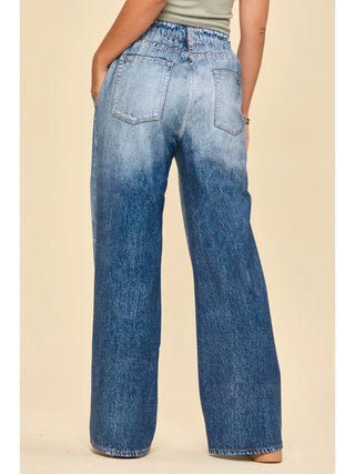Dear Scarlett Wide Leg Jeans - Classic Denim