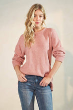 Load image into Gallery viewer, HEIMISH - PUFF SLEEVE SOLID SWEATER TOP
