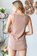 Load image into Gallery viewer, HEIMISH - SLEEVELESS SOLID URBAN RIBBED TOP
