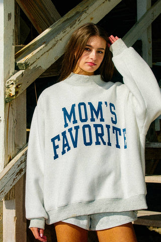 BUCKETLIST FAVORITE | Reversible Mock-Neck Sweatshirt