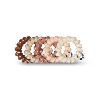 TELETIES - Spiral Hair Coils | Tiny | For the Love of Nudes Hair Ties