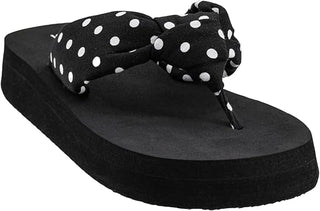 Corkys Footwear Women's You Go Girl - Black/White Polka Dots