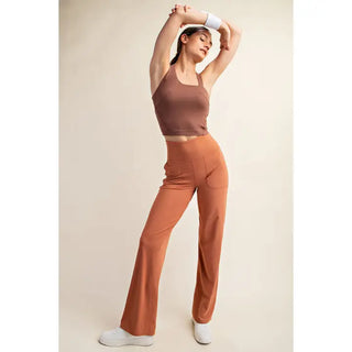 Rae Mode Butter Straight Casual Yoga Pant - Desert Sun