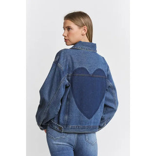 Mica Denim - Oversize Jacket Braid Shaped Pockets