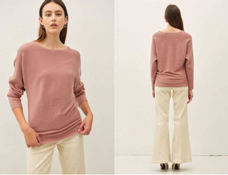 Be Cool The Shelby Sweater - Dusty Rose