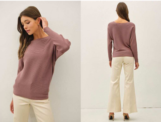 Be Cool The Shelby Sweater - Heather Brown/HBrown
