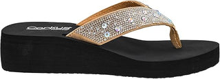 Corkys Footwear Women’s Dime A Dozen Flip Flop – Rhinestone