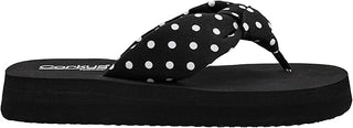 Corkys Footwear Women's You Go Girl - Black/White Polka Dots
