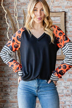 Load image into Gallery viewer, HEIMISH - SOLID AND STRIPE AND HALLOWEEN TOP
