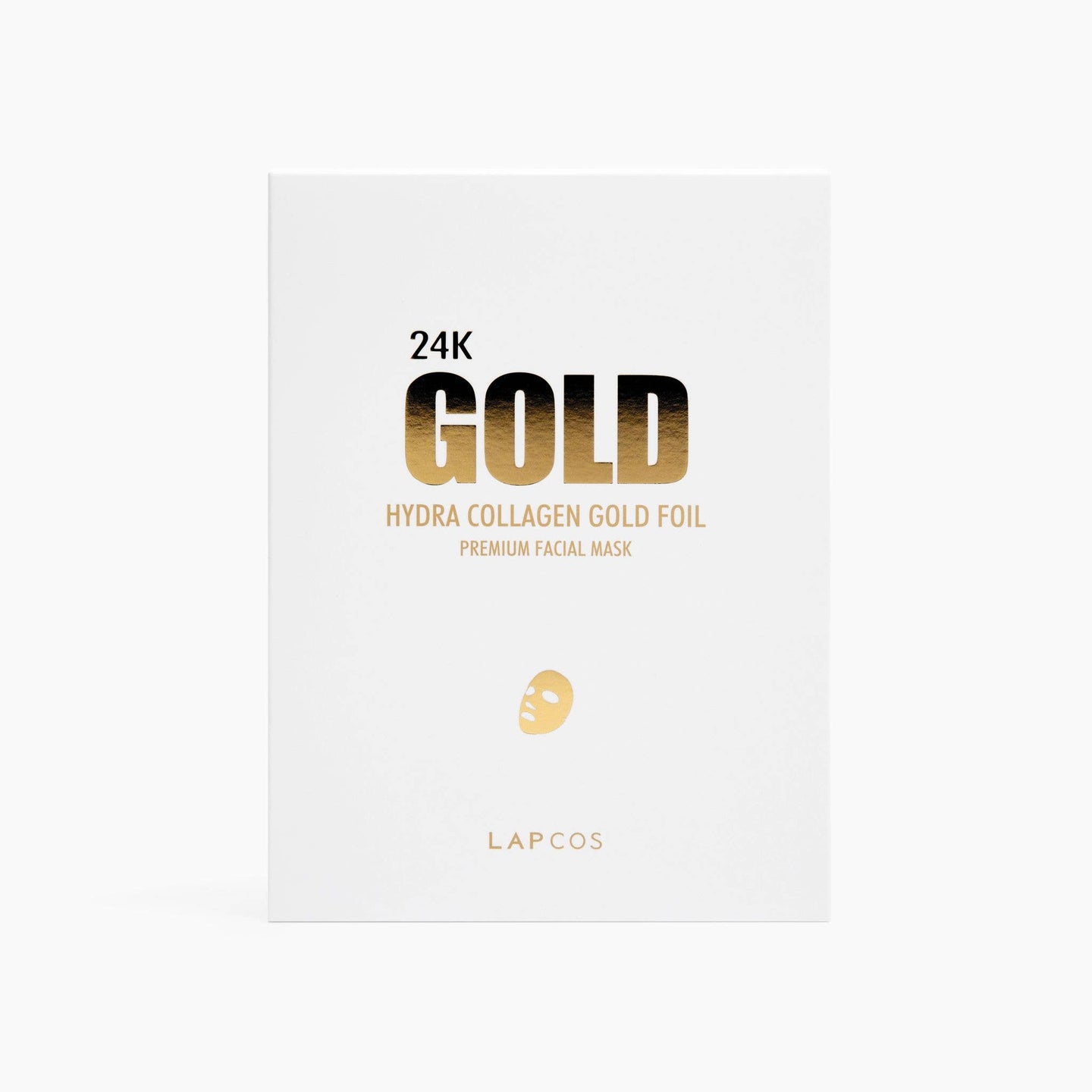LAPCOS - 24k Gold Foil Premium Face Mask 5-PACK
