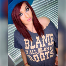 Load image into Gallery viewer, Festivitees - Blame It All On My Roots Soft Graphic Tee
