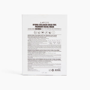 LAPCOS - 24k Gold Foil Premium Face Mask 5-PACK