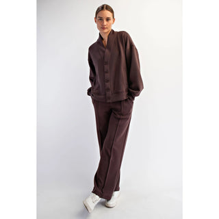 Rae Mode - Modal Scuba Cardi - Espresso