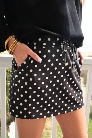 Jess Lea - After Dark Polka Dot Skort
