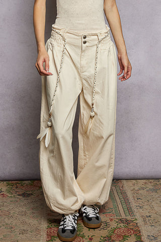 POL High-Waisted Boho Wide Leg Pants
