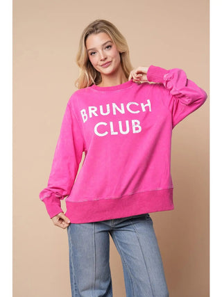 WHITE BIRCH Brunch Club Sweatshirt