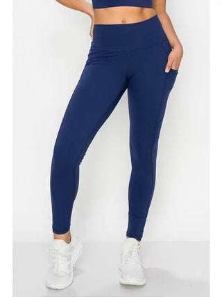 Yelete - Butter Soft Skinny Leggings with Pockets