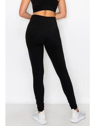 Yelete - Butter Soft Skinny Leggings with Pockets