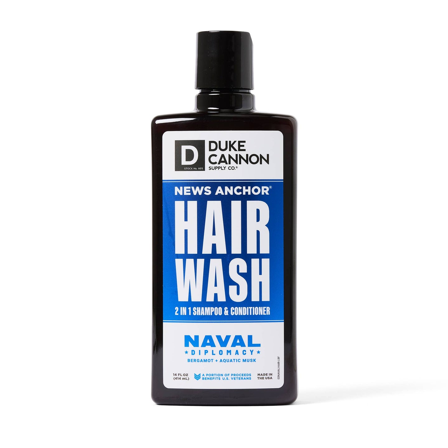 Duke Cannon - Naval Diplomacy 2-in-1 Hair Wash Sulfate Free