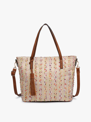 Jen & Co. - August 2 Tone Natural Women's Tote Bag