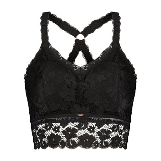 JadyK - Juliette Racerback Lace Bralette | Black | JadyK