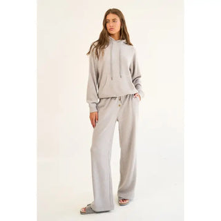 The Greii - Cozy Waffle Fabric Pants