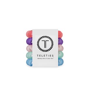 TELETIES - Spiral Hair Coils | Tiny | Color Rush