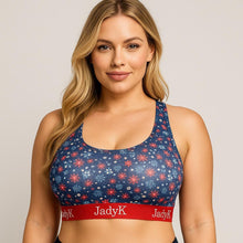 Load image into Gallery viewer, Jady K Arya Bra Fourth Of July Print
