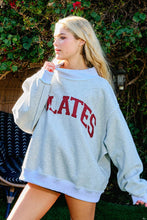 Load image into Gallery viewer, BUCKETLIST &#39;PILATES &amp; YOGA&#39; Print Reversible Mockneck Sweatshirt
