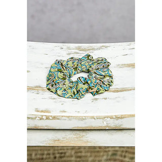 POL - Floral-Print Scrunchie Woman Hair Band